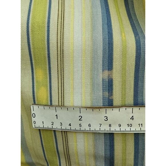 SHOWER CURTAIN-Yellow-Blue-Cushion or Pillow Material-78"x72" - Picture 7 of 7